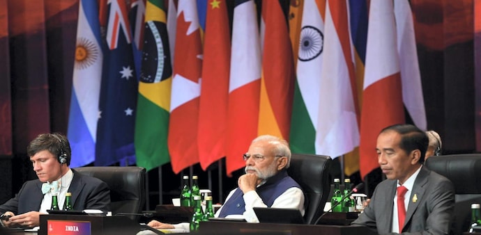 India's Finance Minister Nirmala Sitharaman is the chair. India's Finance Minister Nirmala Sitharaman is the chair.