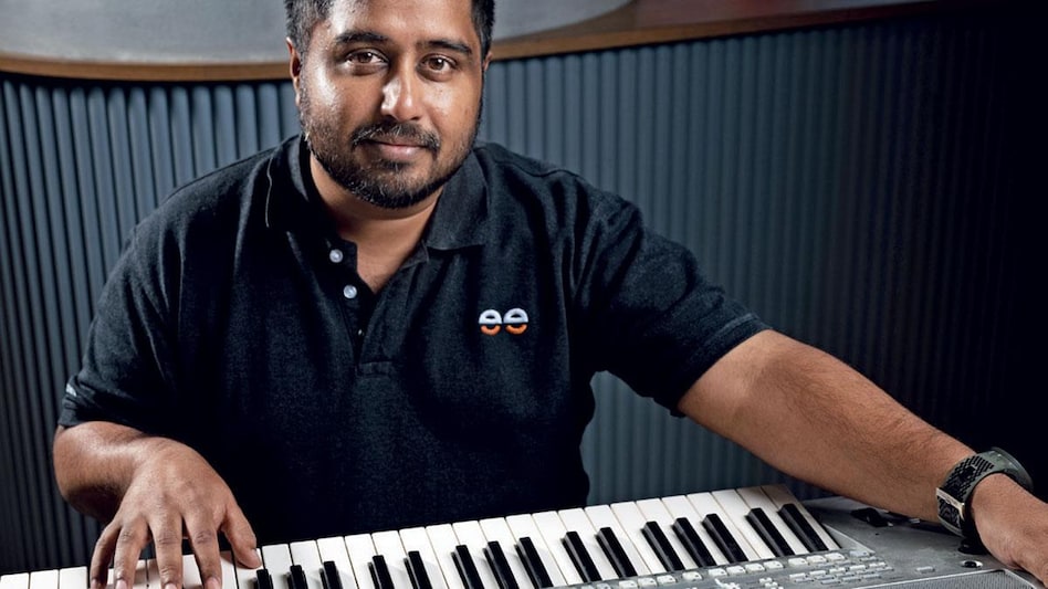 Mathew Joseph, CEO and Co-founder of Sleepyhead, enjoys playing the keyboard and composing his own music Mathew Joseph, CEO and Co-founder of Sleepyhead, enjoys playing the keyboard and composing his own music