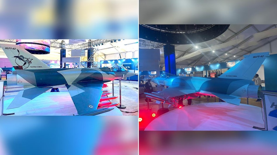 The HAL’s aircraft had the image of Lord Hanuman with the slogan "The storm is coming", which was displayed on the first day of Asia's largest air show The HAL’s aircraft had the image of Lord Hanuman with the slogan "The storm is coming", which was displayed on the first day of Asia's largest air show