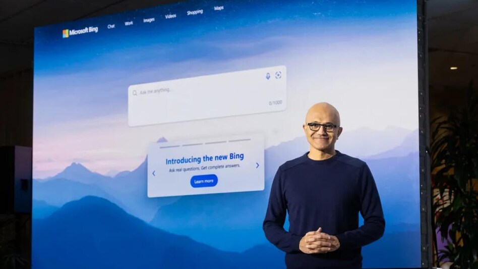 Microsoft chair and CEO Satya Nadella introduces Bing (Source: Dan DeLong/Microsoft) Microsoft chair and CEO Satya Nadella introduces Bing (Source: Dan DeLong/Microsoft)