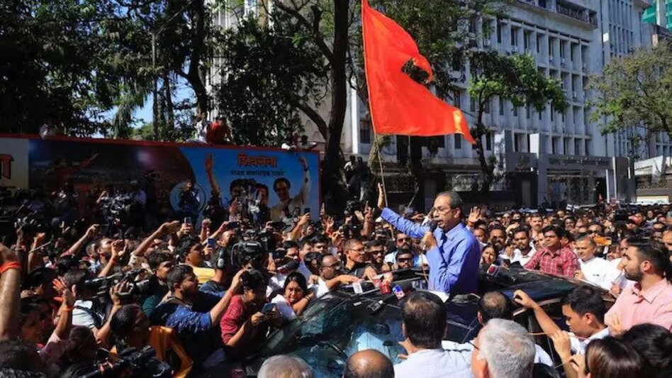 The Thackeray-led faction was given the "flaming torch" symbol by the poll panel last year. The Thackeray-led faction was given the "flaming torch" symbol by the poll panel last year.