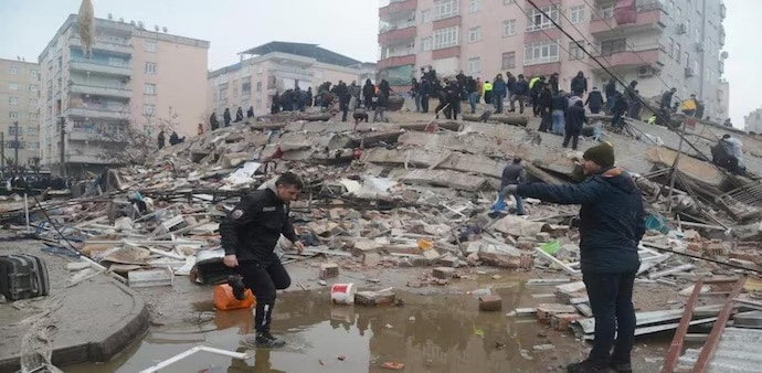 So far, more than 4,300 people were killed after a major 7.8 magnitude earthquake struck Turkey and Syria on Monday. (AFP Photo) So far, more than 4,300 people were killed after a major 7.8 magnitude earthquake struck Turkey and Syria on Monday. (AFP Photo)