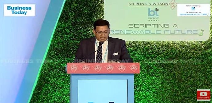 Going ahead, he said India has taken great strides in moving towards achieving its energy targets. Going ahead, he said India has taken great strides in moving towards achieving its energy targets.