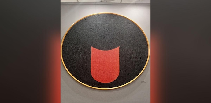'Mahakali' by Paresh Maity on display at IAF 2023 'Mahakali' by Paresh Maity on display at IAF 2023