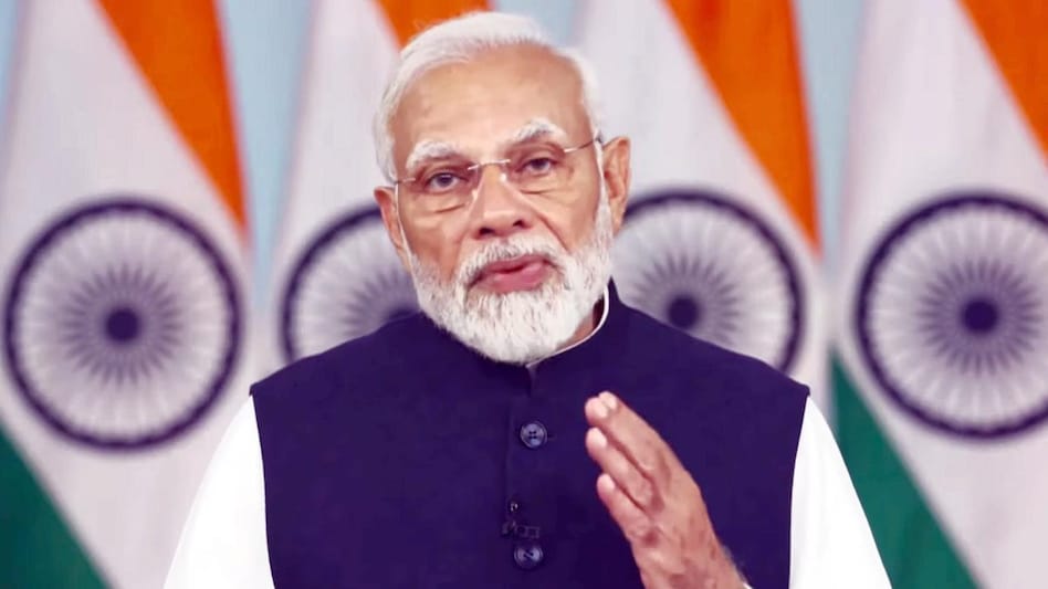 PM Modi addressing FMCGB meeting in Bengaluru PM Modi addressing FMCGB meeting in Bengaluru