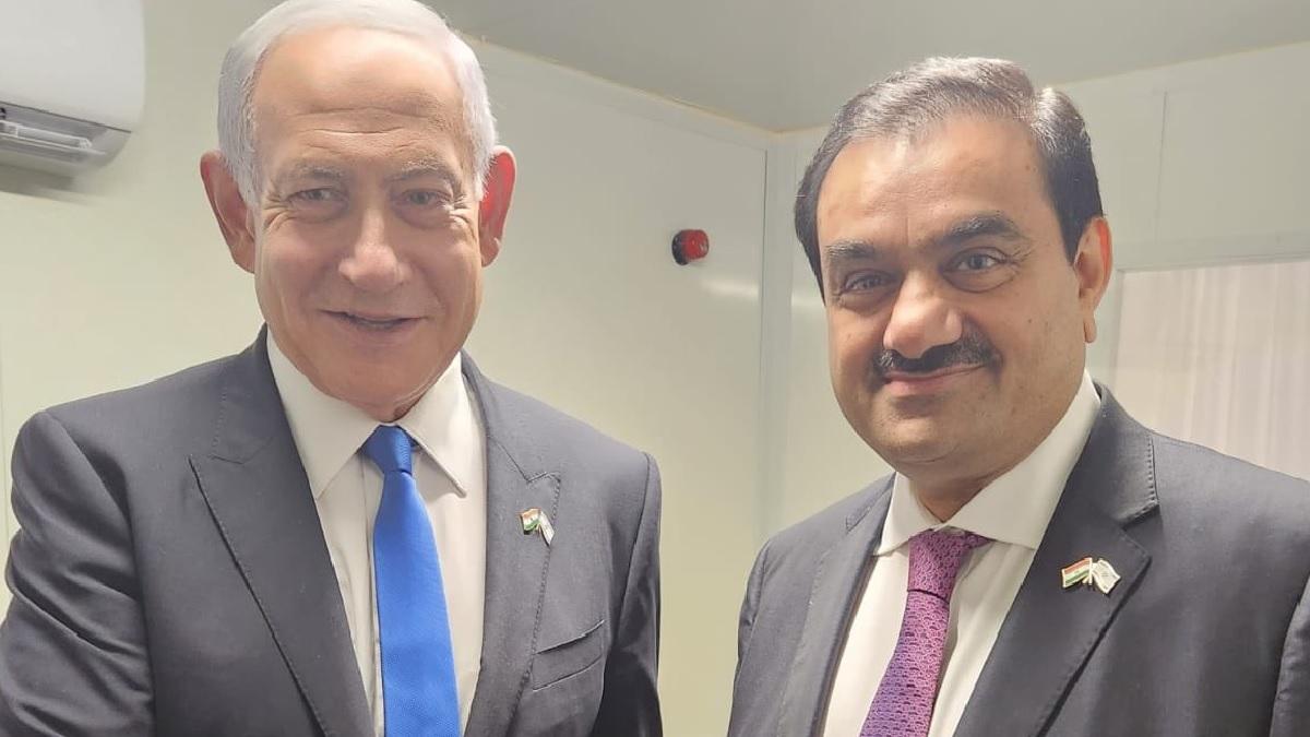 In January, Israel PM Netanyahu described the Haifa port deal with the Adani Group as an 'enormous milestone' In January, Israel PM Netanyahu described the Haifa port deal with the Adani Group as an 'enormous milestone'