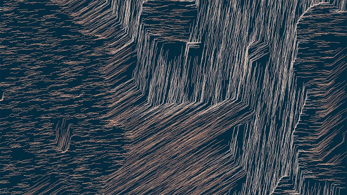 Algoscapes| Rock-face by Karthik Dondeti, built in P5js Algoscapes| Rock-face by Karthik Dondeti, built in P5js