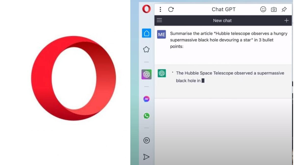 After Google and Microsoft, Opera jumps in the AI race by adding ChatGPT to its search