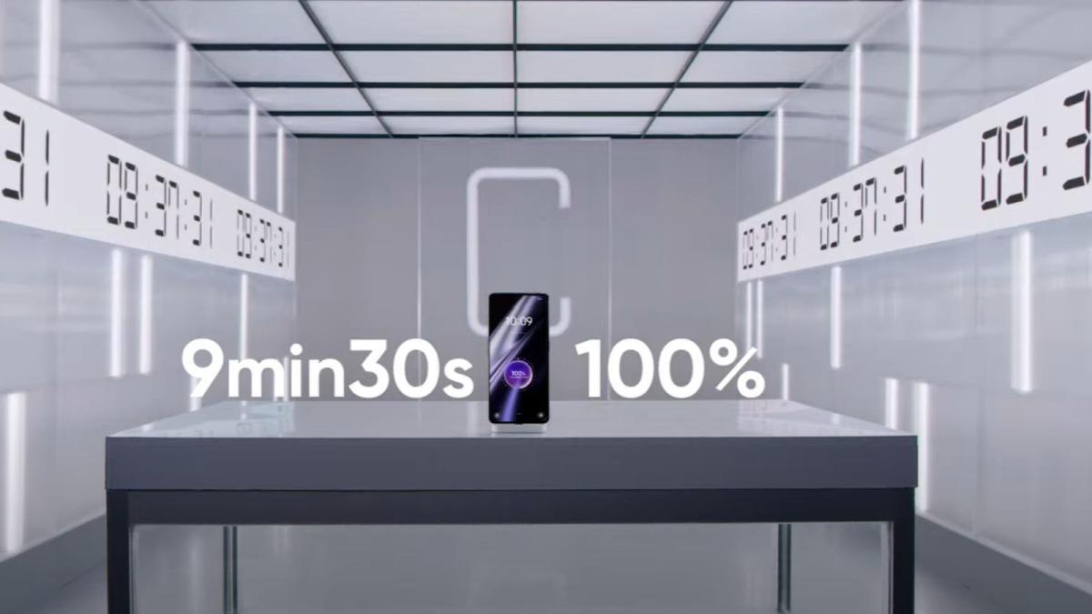 Realme demonstrates GT 3 phone's 240W charging speed, full battery in just 9 minutes