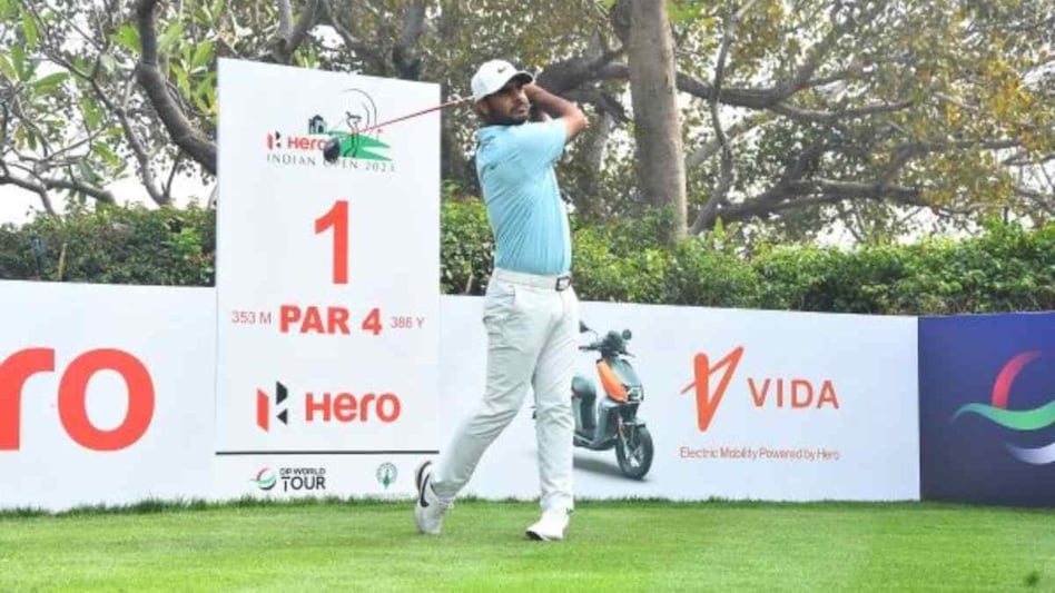 Former Asian number one Shubhankar Sharma tees off during the Hero Indian Open 2023 Pro-Am on Wednesday Former Asian number one Shubhankar Sharma tees off during the Hero Indian Open 2023 Pro-Am on Wednesday
