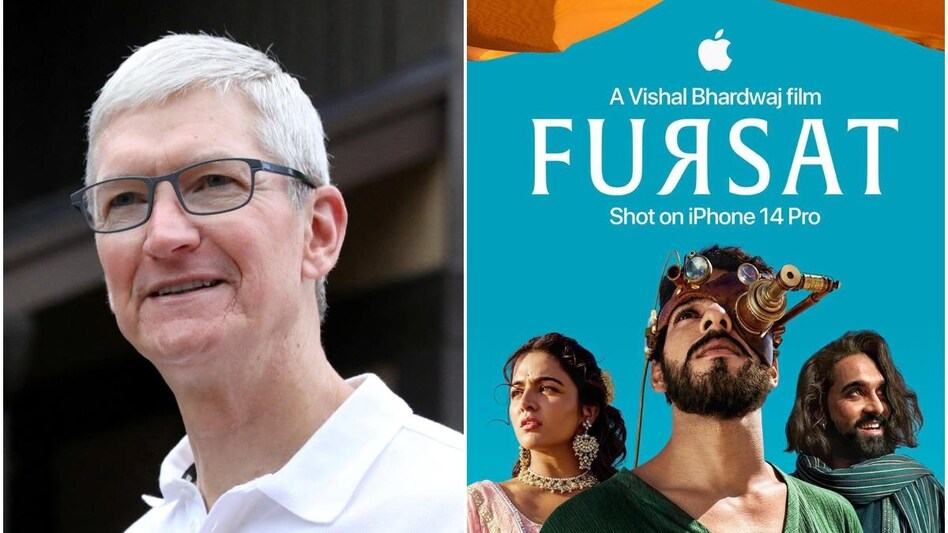 Apple CEO Tim Cook praises filmmaker Vishal Bhardwaj's film Fursat shot on iPhone, says incredible cinematography Apple CEO Tim Cook praises filmmaker Vishal Bhardwaj's film Fursat shot on iPhone, says incredible cinematography