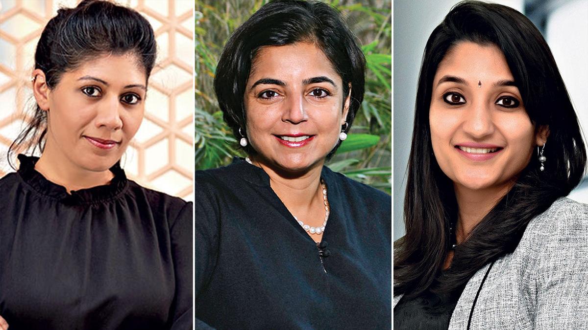 Ajaita Shah, Founder and CEO, Frontier Markets (left); Mahua Acharya, Former MD & CEO, Convergence Energy Services (centre); Tanya Singhal, Founder, SolarArise (right) Ajaita Shah, Founder and CEO, Frontier Markets (left); Mahua Acharya, Former MD & CEO, Convergence Energy Services (centre); Tanya Singhal, Founder, SolarArise (right)