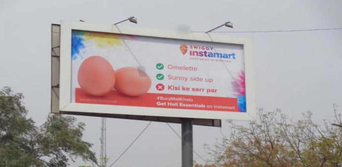 The controversial billboards have been taken down by Swiggy The controversial billboards have been taken down by Swiggy