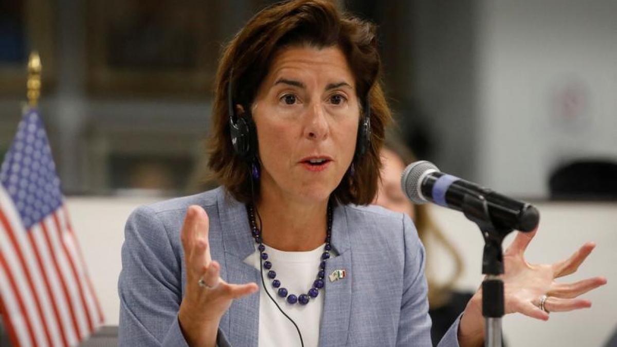 US Secretary of Commerce Gina M Raimondo is on a four-day visit to India US Secretary of Commerce Gina M Raimondo is on a four-day visit to India