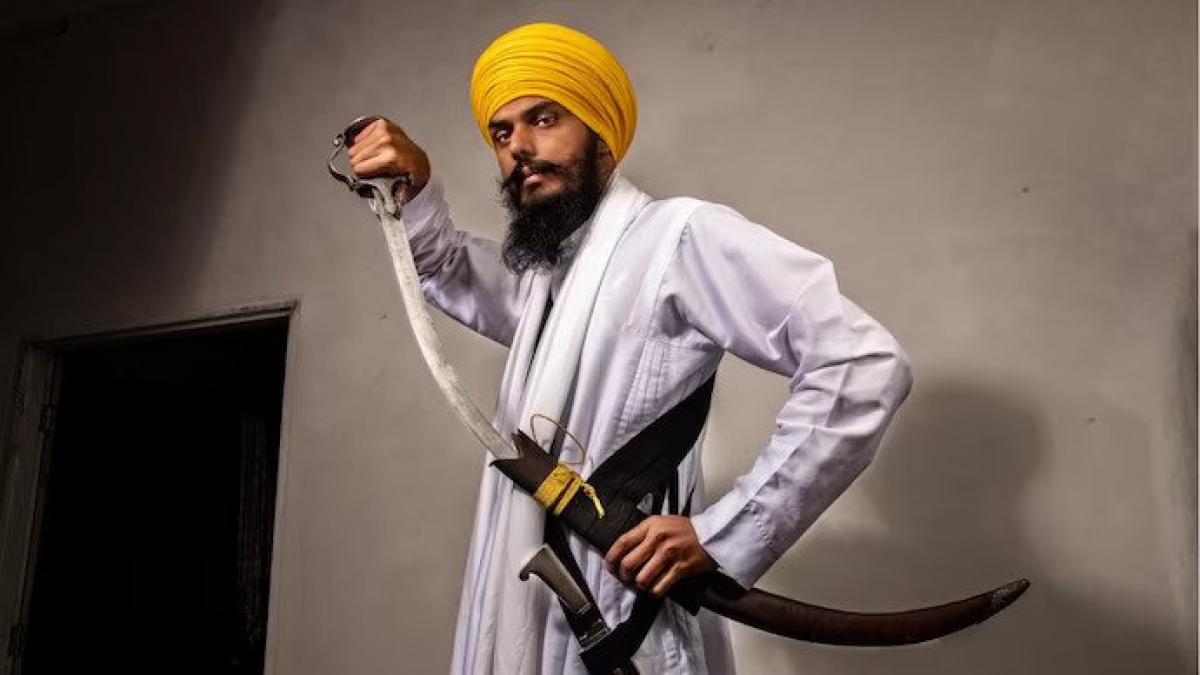 Khalistani leader and Waris Punjab De chief Amritpal Singh. (Photo: India Today) Khalistani leader and Waris Punjab De chief Amritpal Singh. (Photo: India Today)