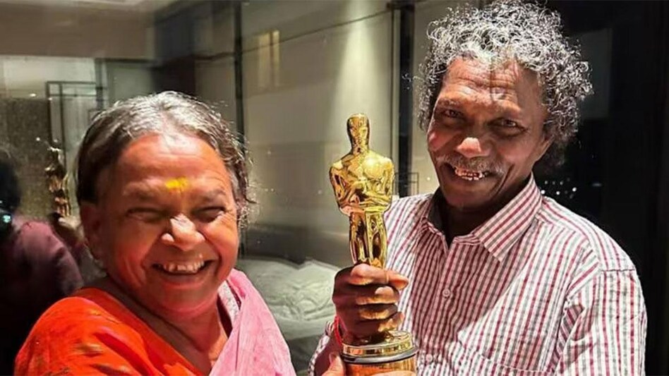 Couple from 'The Elephant Whisperers' (Image from kartikigonsalves/Instagram) Couple from 'The Elephant Whisperers' (Image from kartikigonsalves/Instagram)