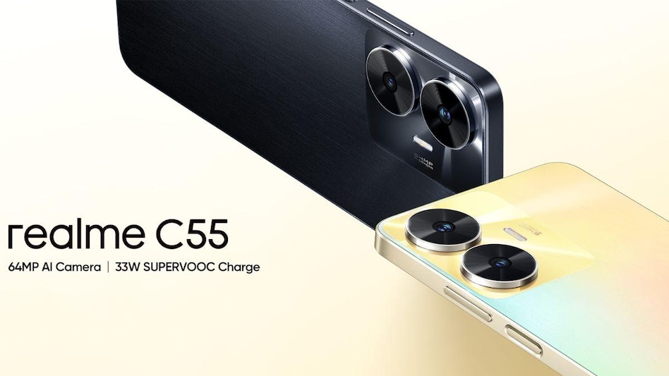 Realme C55 launched in India with 33W fast charging, 64MP camera Realme C55 launched in India with 33W fast charging, 64MP camera