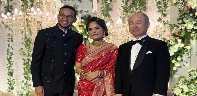 Ritesh Agarwal hosted a wedding reception at a 5-star hotel in Delhi Ritesh Agarwal hosted a wedding reception at a 5-star hotel in Delhi