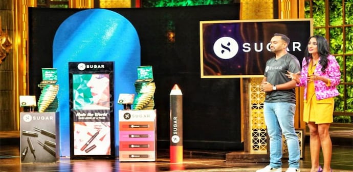 Kaushik Mukherjee, Co-founder & COO of SUGAR Cosmetics, with CEO Vineeta Singh Kaushik Mukherjee, Co-founder & COO of SUGAR Cosmetics, with CEO Vineeta Singh