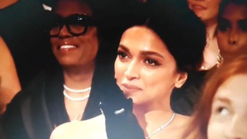 Deepika Padukone at Oscars 2023 (Image: Twitter) Deepika Padukone at Oscars 2023 (Image: Twitter)