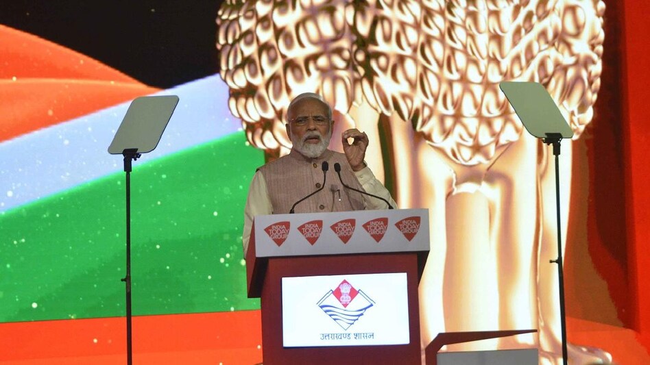 Prime Minister Narendra Modi at India Today Conclave 2023 Prime Minister Narendra Modi at India Today Conclave 2023
