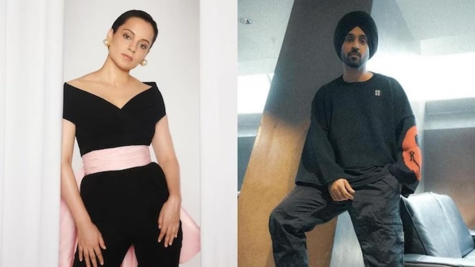 Kangana Ranaut warns Diljit Dosanjh Kangana Ranaut warns Diljit Dosanjh