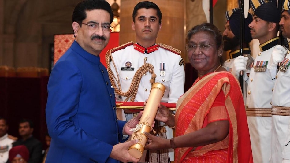 Aditya Birla Group Chairman Kumar Mangalam Birla receives Padma Bhushan Aditya Birla Group Chairman Kumar Mangalam Birla receives Padma Bhushan