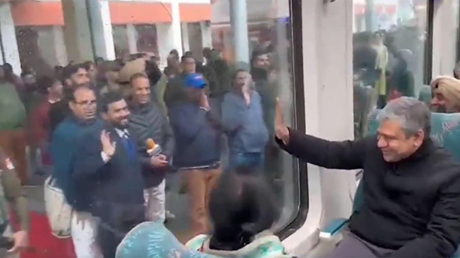 Railway Minister Ashwani Vaishnaw said, "By December this year or January-February next year, the train will chug." Railway Minister Ashwani Vaishnaw said, "By December this year or January-February next year, the train will chug."