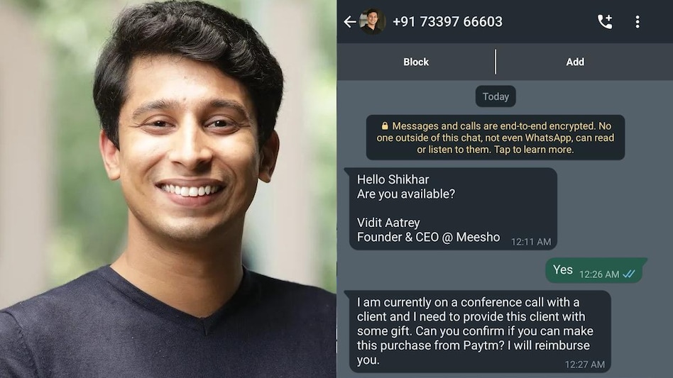 Meesho CEO Vidit Aatrey Meesho CEO Vidit Aatrey