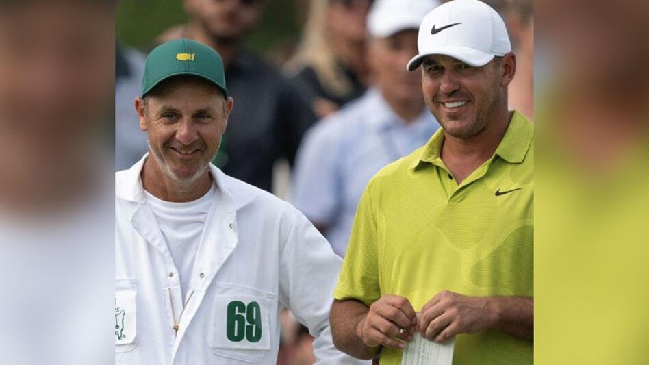 Brooks Koepka of the US was all smiles after competing his opening round at Augusta National on Thursday with a share of the lead. Image courtesy Twitter Brooks Koepka of the US was all smiles after competing his opening round at Augusta National on Thursday with a share of the lead. Image courtesy Twitter