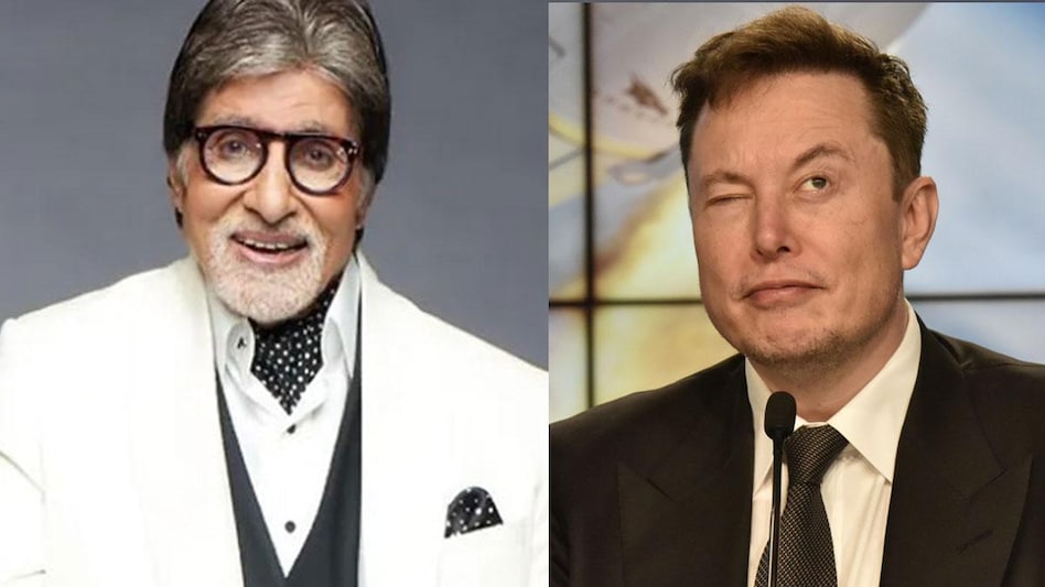 Amitabh Bachchan and Elon Musk Amitabh Bachchan and Elon Musk
