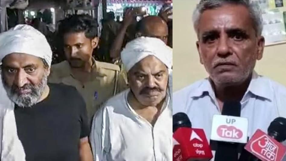 Lovelesh Tiwari is among the three shooters who opened fire at Atiq Ahmed and his brother Ashraf when they were being taken for medical checkups in Prayagraj on Saturday. Lovelesh Tiwari is among the three shooters who opened fire at Atiq Ahmed and his brother Ashraf when they were being taken for medical checkups in Prayagraj on Saturday.