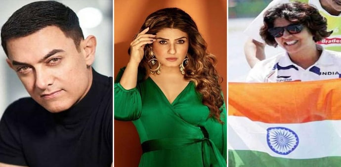 Aamir Khan, Raveena Tandon and Deepa Malik attended the National Conclave on Mann ki Baat @ 100 Aamir Khan, Raveena Tandon and Deepa Malik attended the National Conclave on Mann ki Baat @ 100