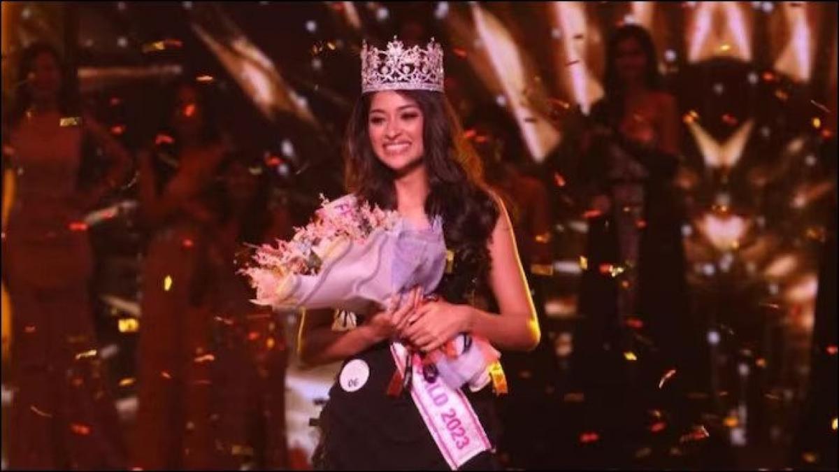 Nandini Gupta has been crowned Femina Miss India 2023. Nandini Gupta has been crowned Femina Miss India 2023.
