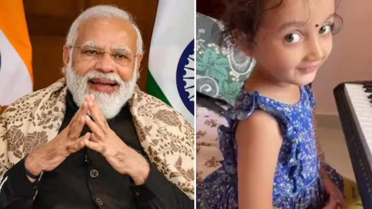 ‘Exceptional talent and creativity’: PM Modi shares video of girl playing Kannada song on piano