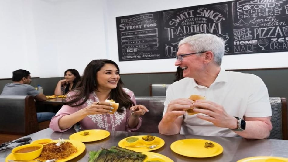 Earlier in the day, Apple CEO tweeted that he will welcome customers to the iPhone maker's first store in India Earlier in the day, Apple CEO tweeted that he will welcome customers to the iPhone maker's first store in India