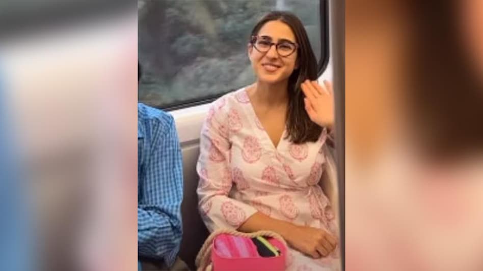 Sara Ali Khan travelled in a metro and tagged Aditya Roy Kapur. Sara Ali Khan travelled in a metro and tagged Aditya Roy Kapur.