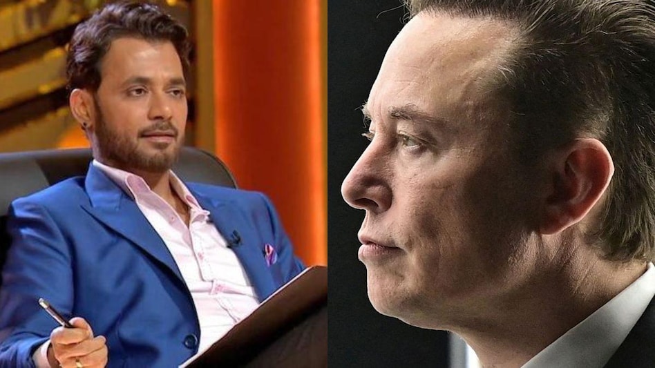 Shark Tank India Judge Anupam Mittal and Twitter CEO Elon Musk Shark Tank India Judge Anupam Mittal and Twitter CEO Elon Musk