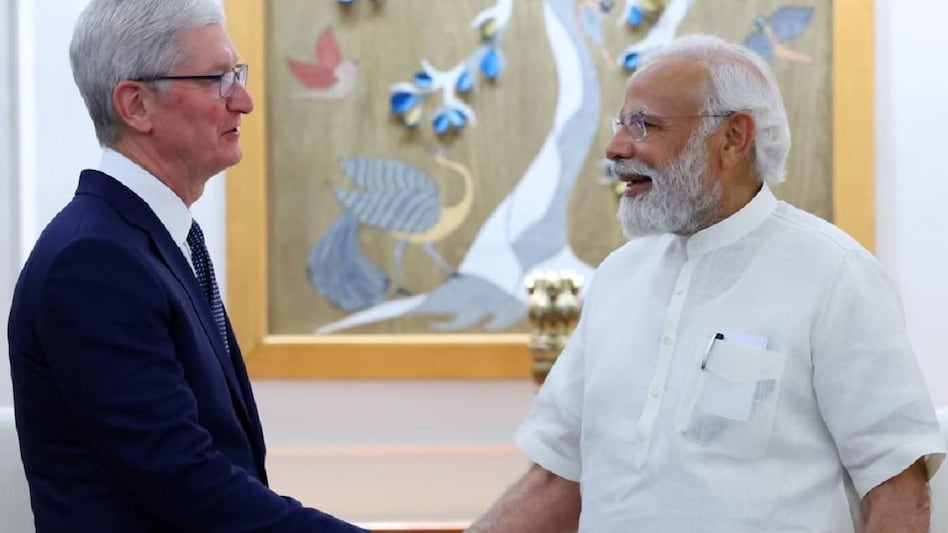 'We share your (PM Modi) vision of the positive impact technology can make on India’s future,' tweeted Tim Cook 'We share your (PM Modi) vision of the positive impact technology can make on India’s future,' tweeted Tim Cook