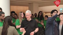 Tim Cook opens Apple's first store in Delhi, hundreds line up to get a glimpse