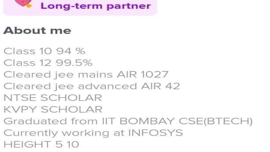 Besides that, he also shared details about his height and that he is open to a long-term relationship here. Besides that, he also shared details about his height and that he is open to a long-term relationship here.