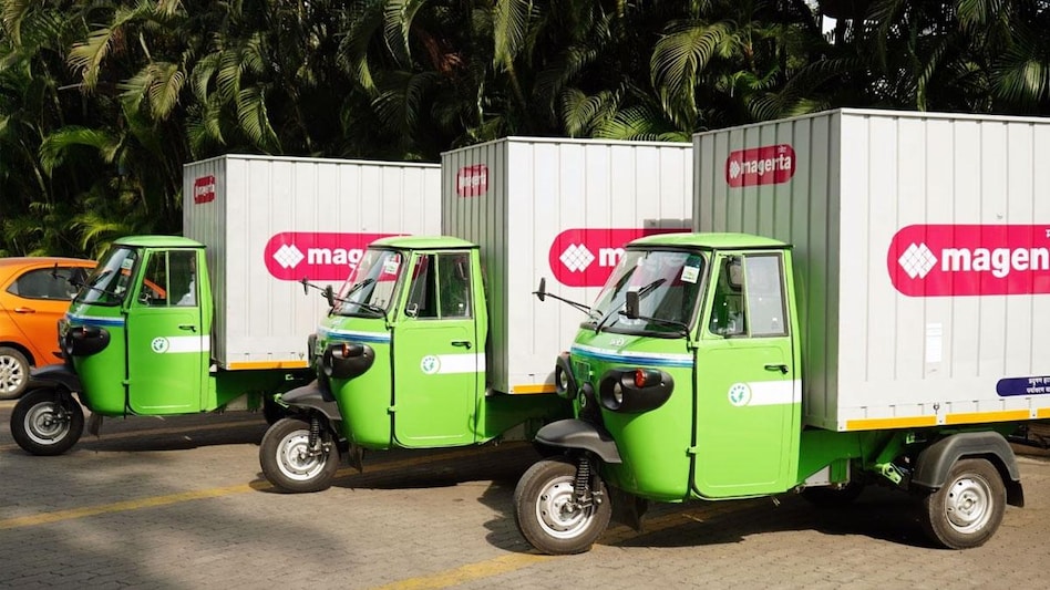 Magenta Mobility is currently providing more than 750 three-wheel electric vehicles (EVs) across seven cities providing electrified last-mile delivery logistics Magenta Mobility is currently providing more than 750 three-wheel electric vehicles (EVs) across seven cities providing electrified last-mile delivery logistics