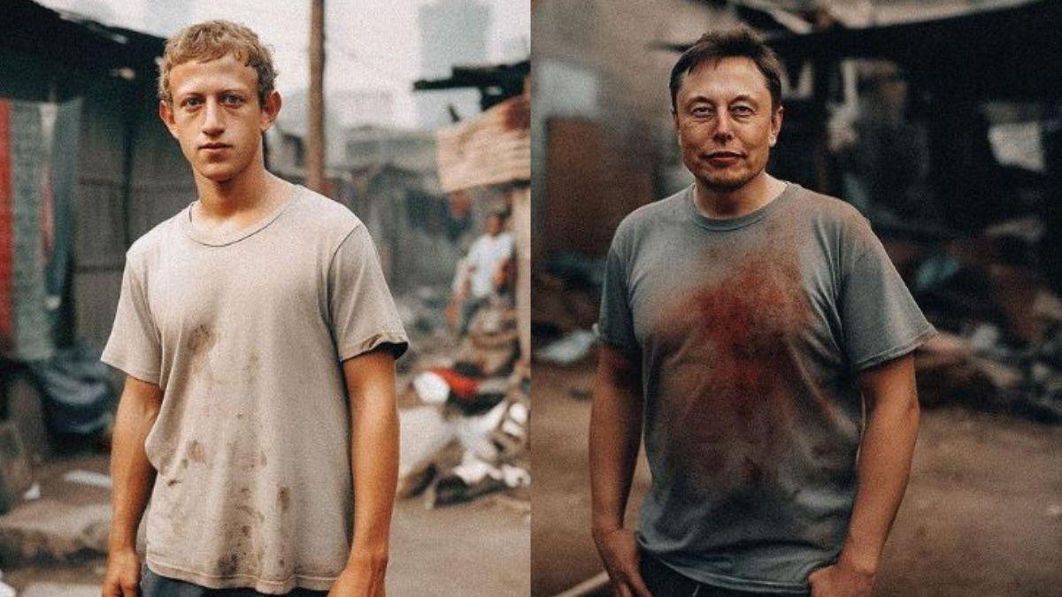 AI-created photos of Elon Musk, Bill Gates, Jeff Bezos show how they would look if they were poor, see here AI-created photos of Elon Musk, Bill Gates, Jeff Bezos show how they would look if they were poor, see here