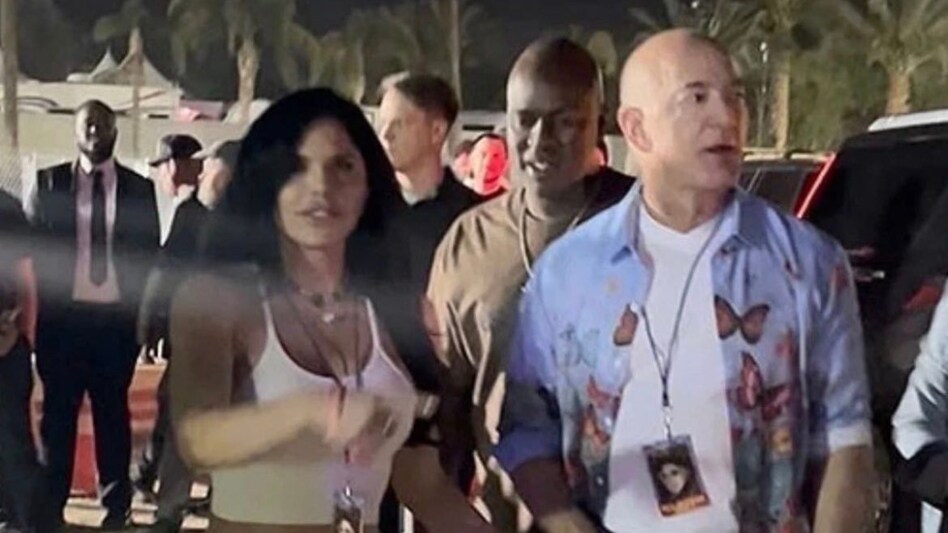 The videos shared on social media show the billionaire attending rapper Bad Bunny’s Coachella performance on Friday night The videos shared on social media show the billionaire attending rapper Bad Bunny’s Coachella performance on Friday night