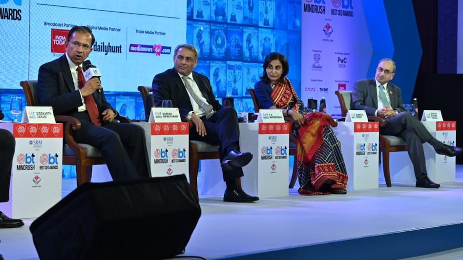 The panelists were speaking at a session at BT's Mindrush 2023 event in Mumbai on Wednesday The panelists were speaking at a session at BT's Mindrush 2023 event in Mumbai on Wednesday