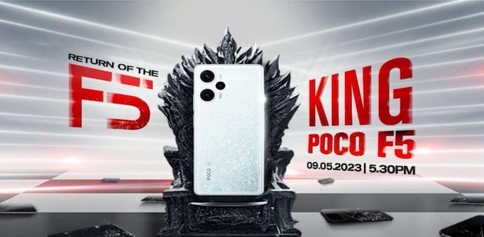 Poco F5 will launch in India on May 9 Poco F5 will launch in India on May 9