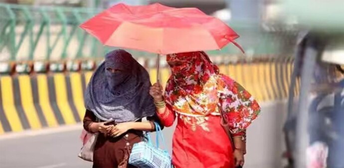 The maximum temperatures are predicted to be in the range of 40-42 degree Celsius over many parts of central and east India The maximum temperatures are predicted to be in the range of 40-42 degree Celsius over many parts of central and east India
