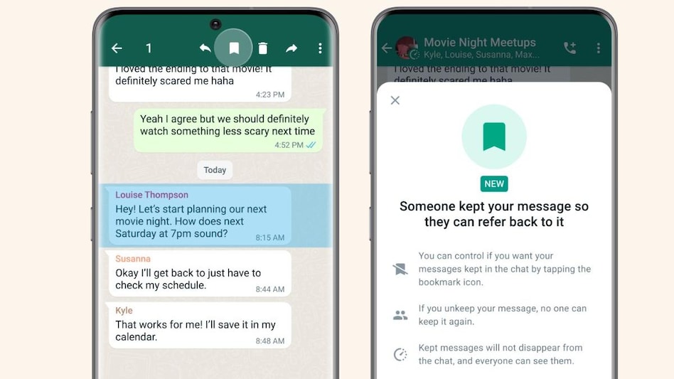WhatsApp now lets you save disappearing messages, but there is a catch WhatsApp now lets you save disappearing messages, but there is a catch