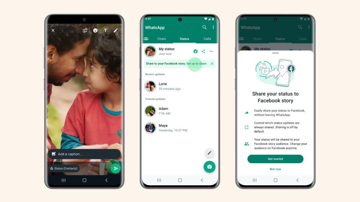 WhatsApp releases Facebook sharing option for status, details here