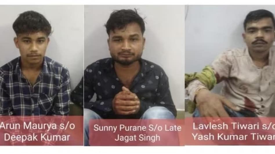 The assailants were arrested soon after the shootout outside the Prayagraj hospital where policemen were escorting Atiq and Ashraf for a medical check-up Saturday night. The assailants were arrested soon after the shootout outside the Prayagraj hospital where policemen were escorting Atiq and Ashraf for a medical check-up Saturday night.